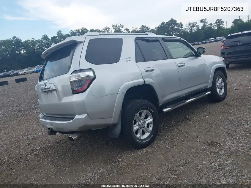 2015 Toyota 4Runner Sr5 VIN: JTEBU5JR8F5207363 Lot: 45553603