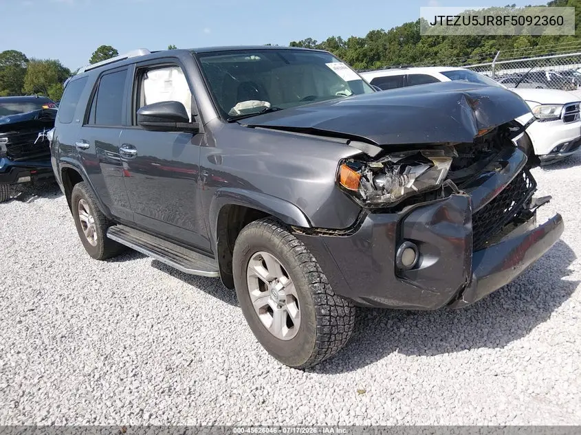 2015 Toyota 4Runner Sr5 VIN: JTEZU5JR8F5092360 Lot: 45626046