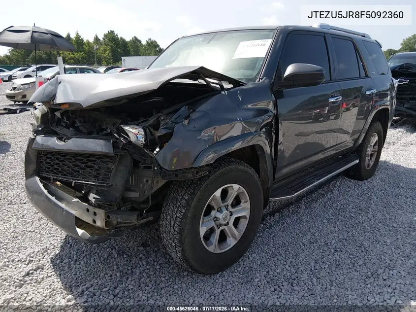 2015 Toyota 4Runner Sr5 VIN: JTEZU5JR8F5092360 Lot: 45626046