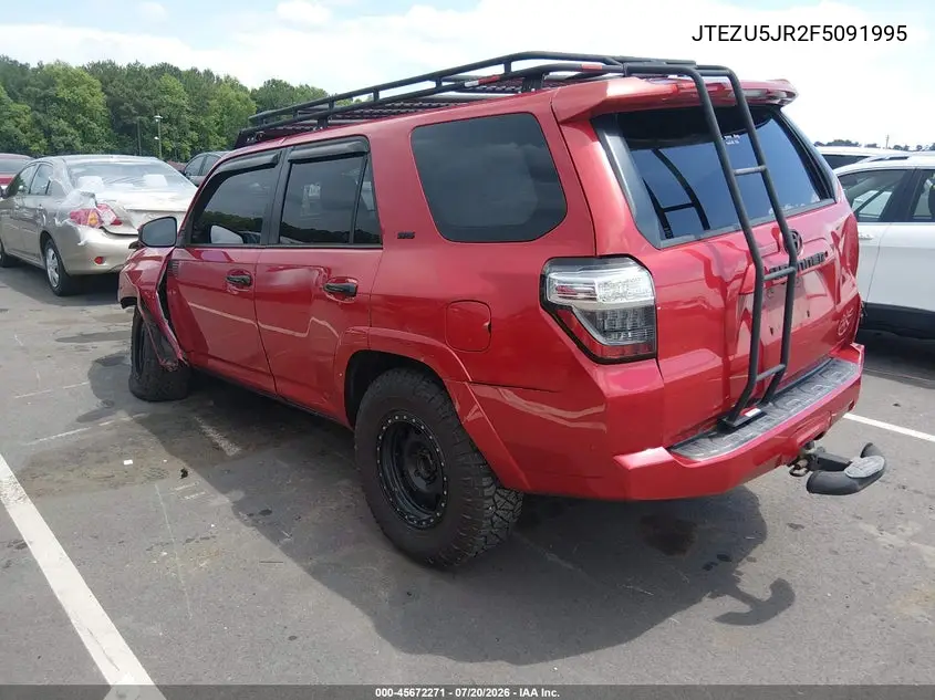 2015 Toyota 4Runner Sr5 VIN: JTEZU5JR2F5091995 Lot: 45672271
