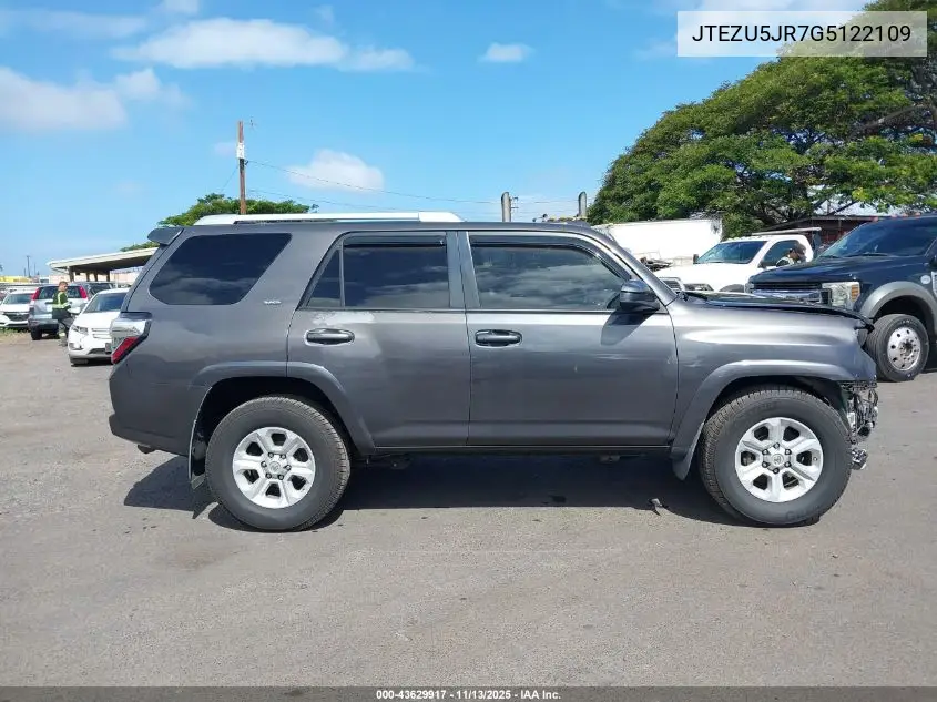 JTEZU5JR7G5122109 2016 Toyota 4Runner Sr5