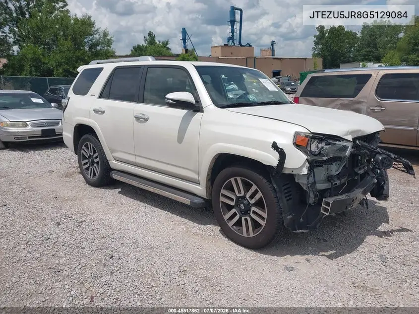 2016 Toyota 4Runner Limited VIN: JTEZU5JR8G5129084 Lot: 45517862