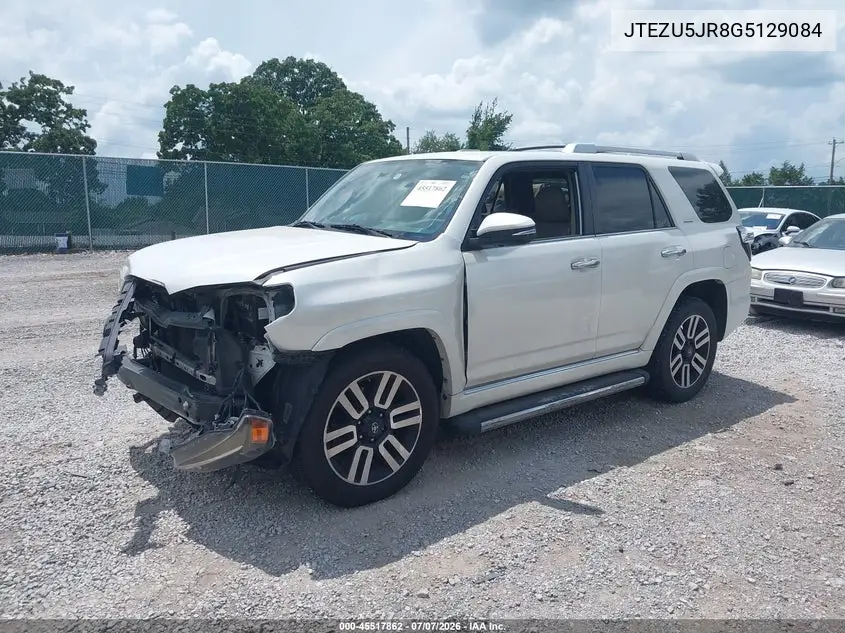 2016 Toyota 4Runner Limited VIN: JTEZU5JR8G5129084 Lot: 45517862