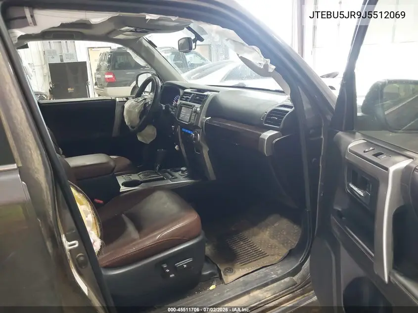 2018 Toyota 4Runner Limited VIN: JTEBU5JR9J5512069 Lot: 45511706