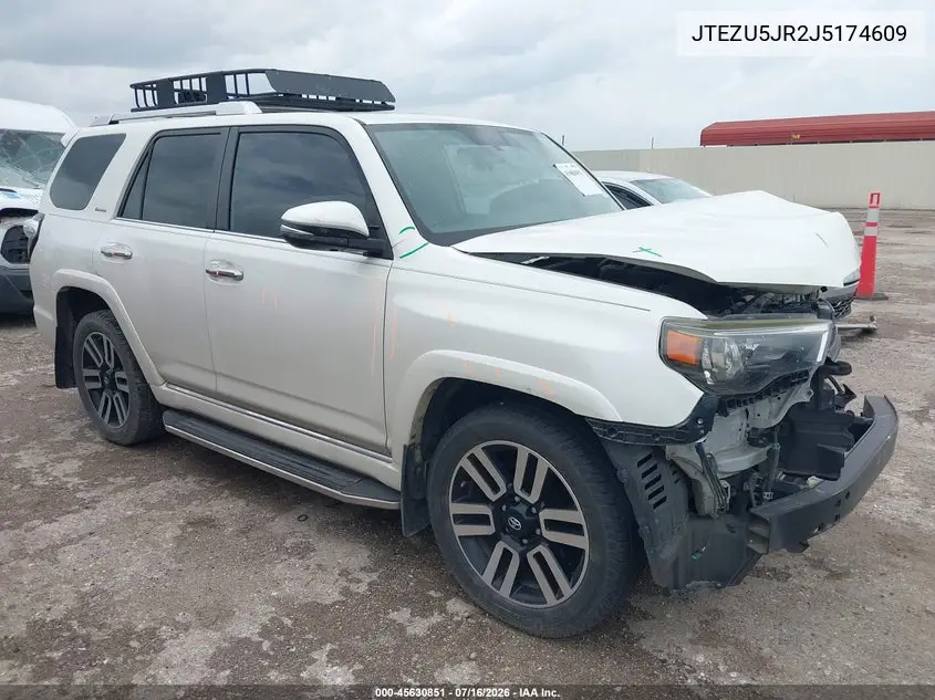 2018 Toyota 4Runner Limited VIN: JTEZU5JR2J5174609 Lot: 45630851