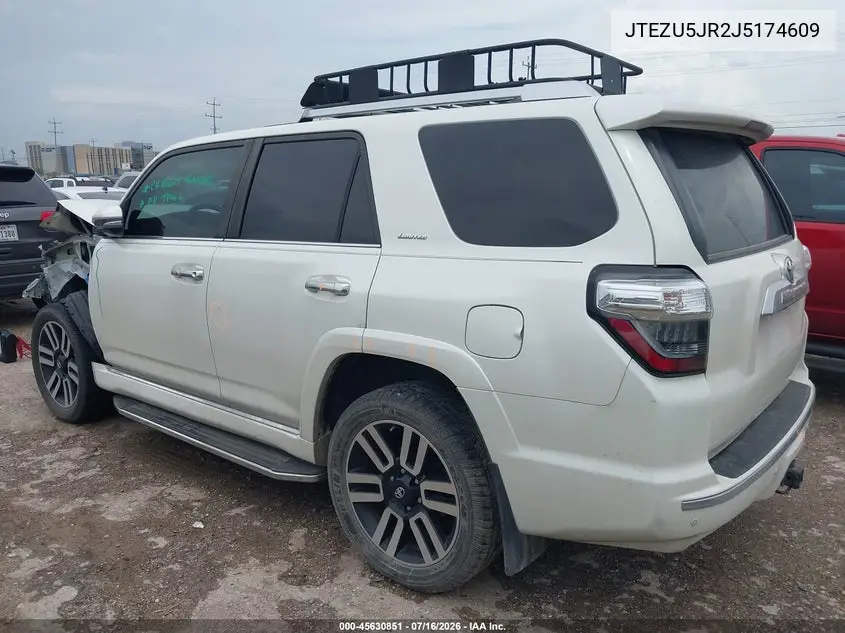 2018 Toyota 4Runner Limited VIN: JTEZU5JR2J5174609 Lot: 45630851