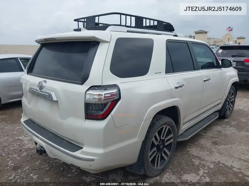 2018 Toyota 4Runner Limited VIN: JTEZU5JR2J5174609 Lot: 45630851