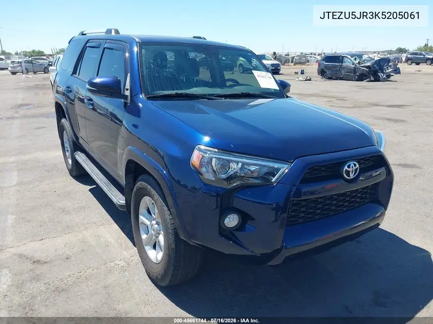 2019 Toyota 4Runner Sr5 Premium VIN: JTEZU5JR3K5205061 Lot: 45661744