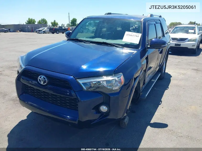 2019 Toyota 4Runner Sr5 Premium VIN: JTEZU5JR3K5205061 Lot: 45661744