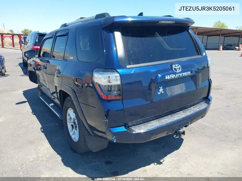 2019 Toyota 4Runner Sr5 Premium VIN: JTEZU5JR3K5205061 Lot: 45661744