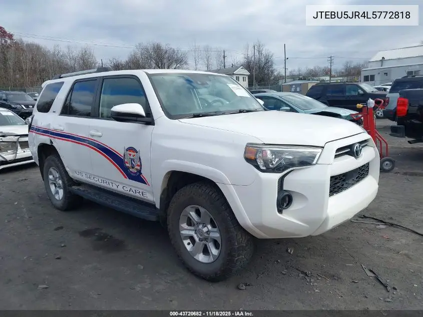 JTEBU5JR4L5772818 2020 Toyota 4Runner Sr5