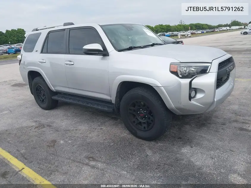 2020 Toyota 4Runner Sr5 VIN: JTEBU5JR1L5791262 Lot: 45322681
