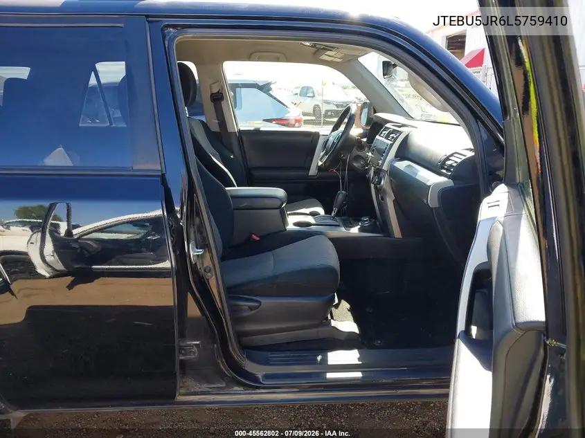 2020 Toyota 4Runner Sr5 VIN: JTEBU5JR6L5759410 Lot: 45562802