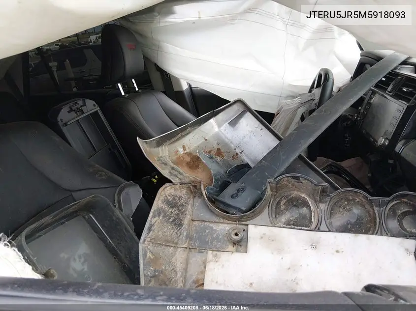 2021 Toyota 4Runner Trd Off Road Premium VIN: JTERU5JR5M5918093 Lot: 45409208