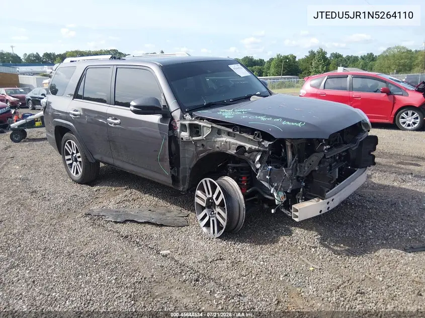 2022 Toyota 4Runner Limited VIN: JTEDU5JR1N5264110 Lot: 45644534