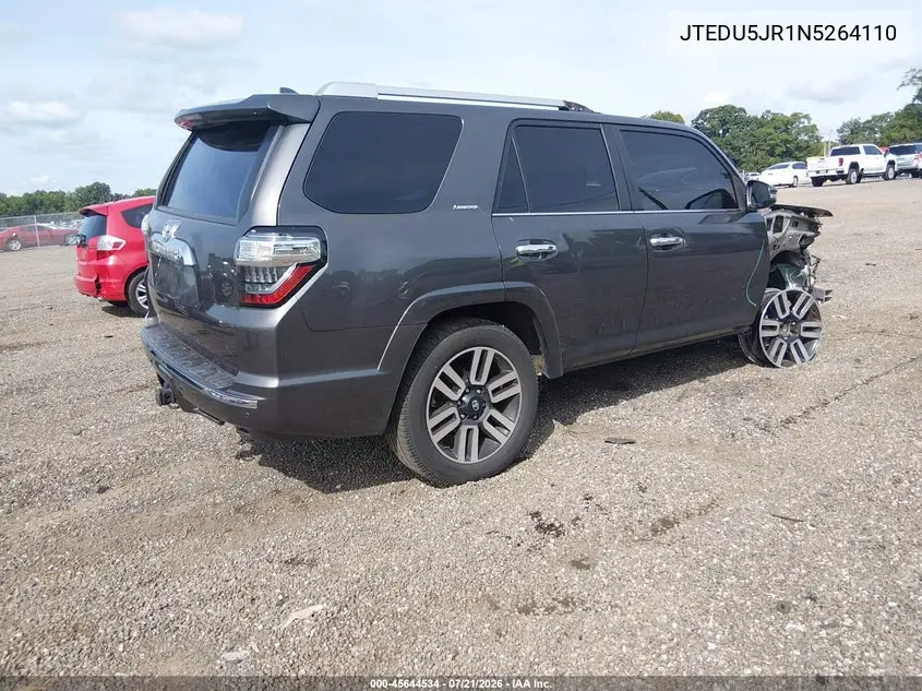 2022 Toyota 4Runner Limited VIN: JTEDU5JR1N5264110 Lot: 45644534