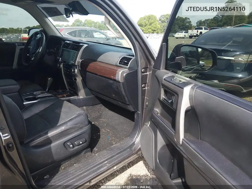 2022 Toyota 4Runner Limited VIN: JTEDU5JR1N5264110 Lot: 45644534