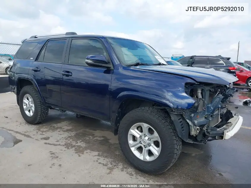 JTEFU5JR0P5292010 2023 Toyota 4Runner Sr5 Premium