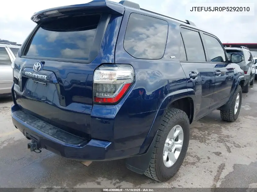 JTEFU5JR0P5292010 2023 Toyota 4Runner Sr5 Premium