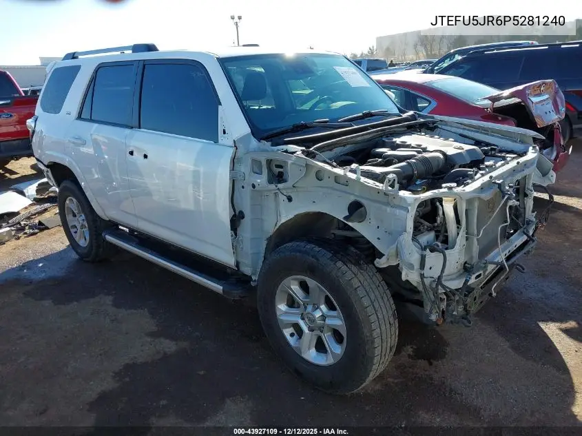 JTEFU5JR6P5281240 2023 Toyota 4Runner Sr5 Premium
