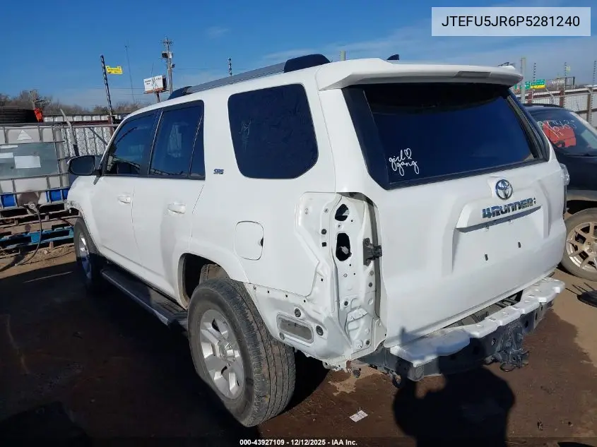 JTEFU5JR6P5281240 2023 Toyota 4Runner Sr5 Premium
