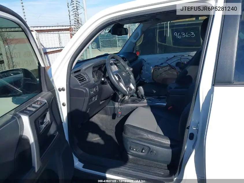 JTEFU5JR6P5281240 2023 Toyota 4Runner Sr5 Premium