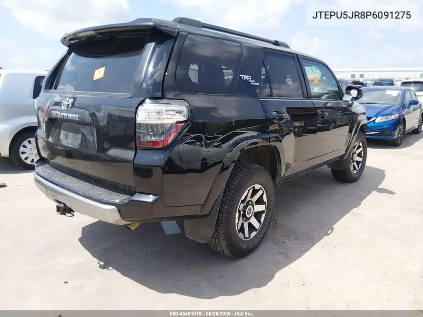 2023 Toyota 4Runner Trd Off Road VIN: JTEPU5JR8P6091275 Lot: 45491079