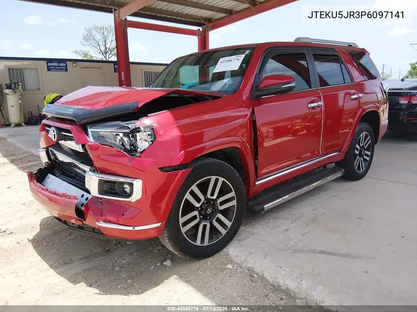 2023 Toyota 4Runner Limited VIN: JTEKU5JR3P6097141 Lot: 45588776