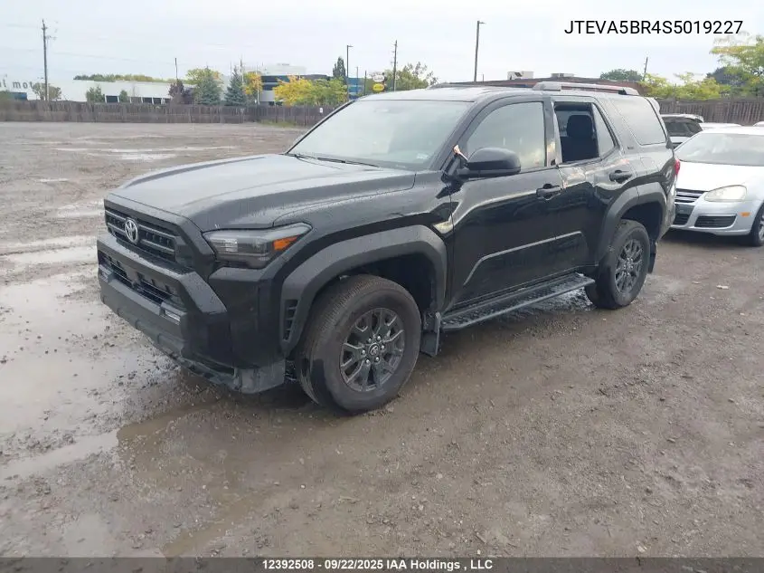 JTEVA5BR4S5019227 2025 Toyota 4Runner