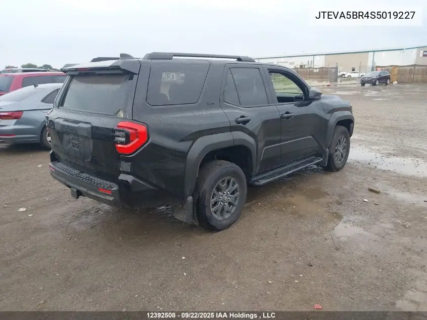 JTEVA5BR4S5019227 2025 Toyota 4Runner
