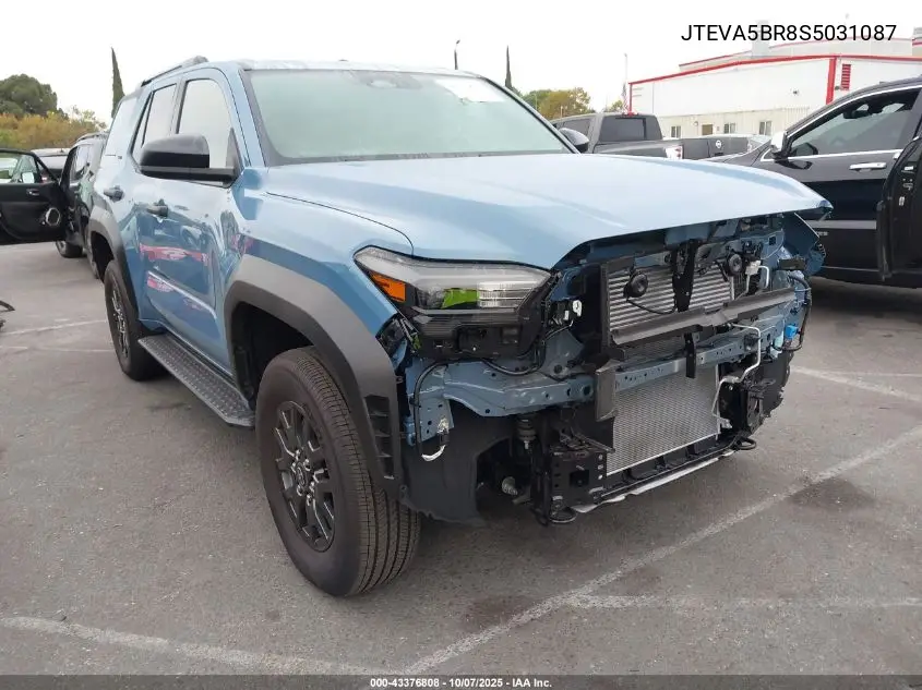JTEVA5BR8S5031087 2025 Toyota 4Runner Sr5