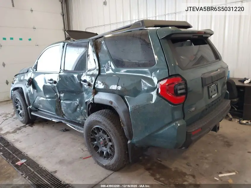 JTEVA5BR6S5031220 2025 Toyota 4Runner Trd Off Road Premium