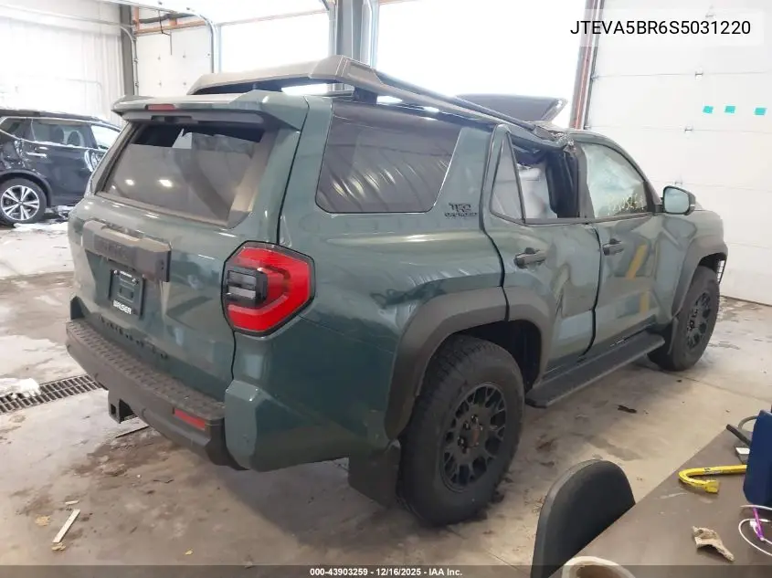 JTEVA5BR6S5031220 2025 Toyota 4Runner Trd Off Road Premium
