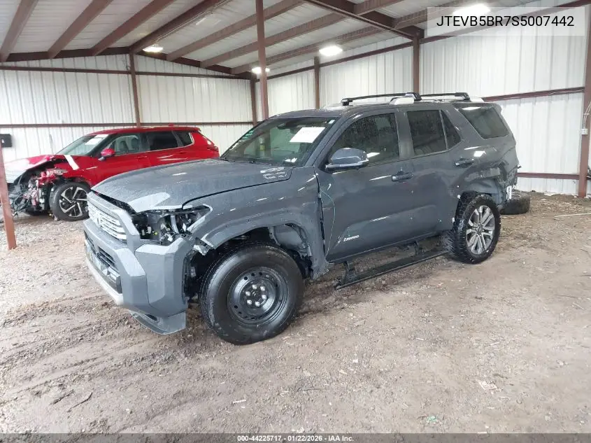 JTEVB5BR7S5007442 2025 Toyota 4Runner Hybrid Limited