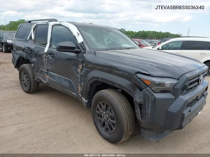 JTEVA5BR8S5036340 2025 Toyota 4Runner Sr5