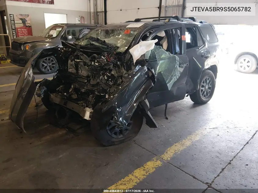 2025 Toyota 4Runner Sr5 VIN: JTEVA5BR9S5065782 Lot: 45643812