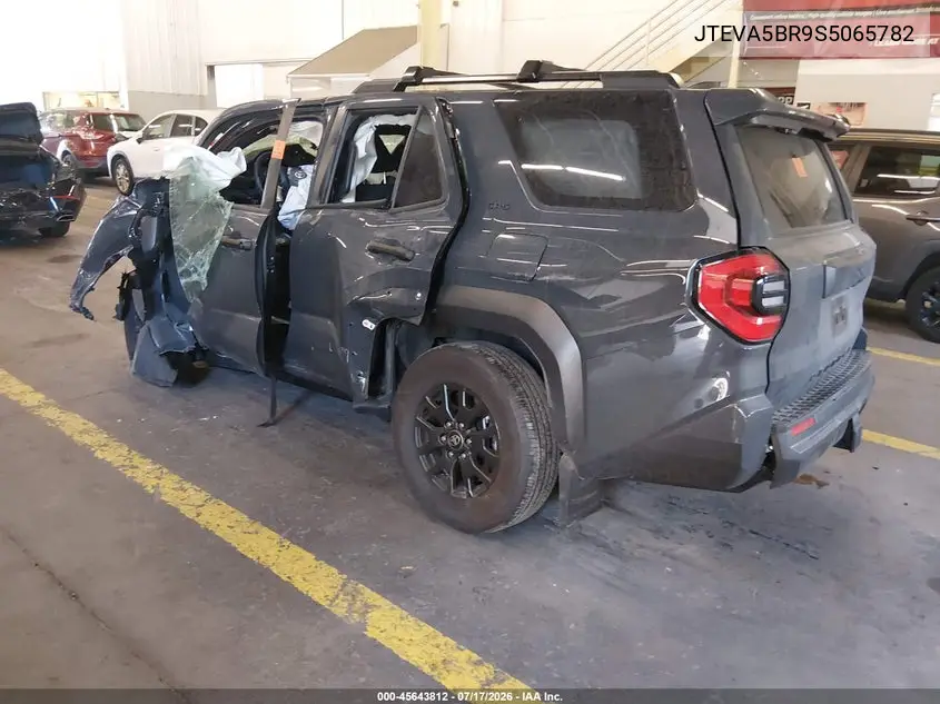 2025 Toyota 4Runner Sr5 VIN: JTEVA5BR9S5065782 Lot: 45643812