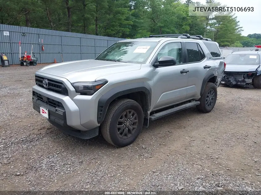 2026 Toyota 4Runner Sr5 VIN: JTEVA5BR6T5106693 Lot: 45374608