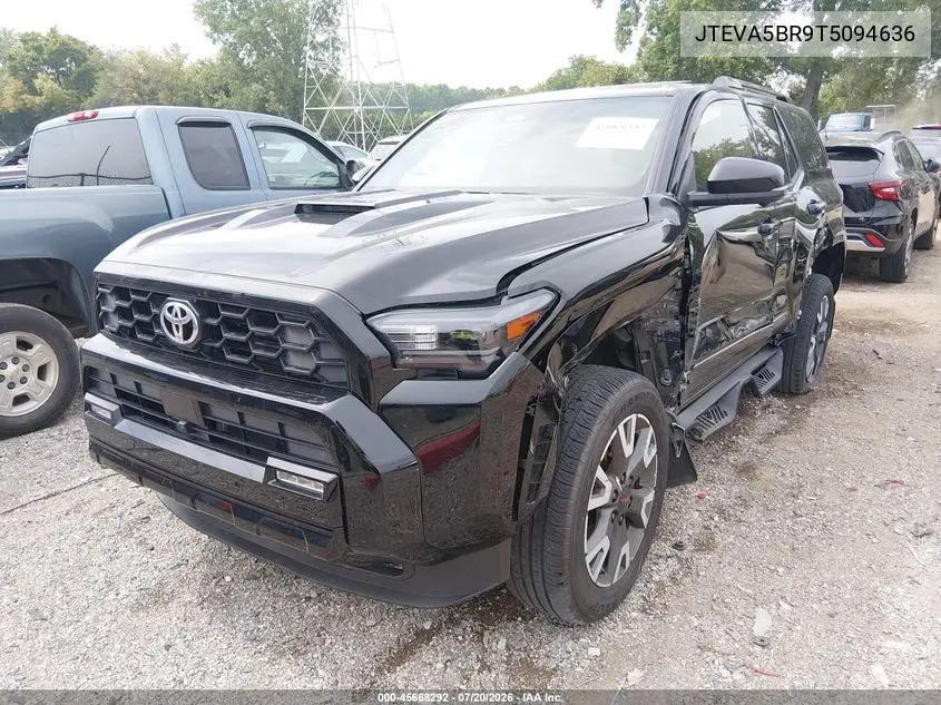 2026 Toyota 4Runner Trd Sport Premium VIN: JTEVA5BR9T5094636 Lot: 45668292