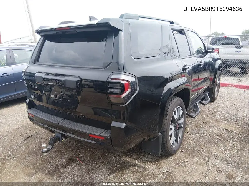 2026 Toyota 4Runner Trd Sport Premium VIN: JTEVA5BR9T5094636 Lot: 45668292