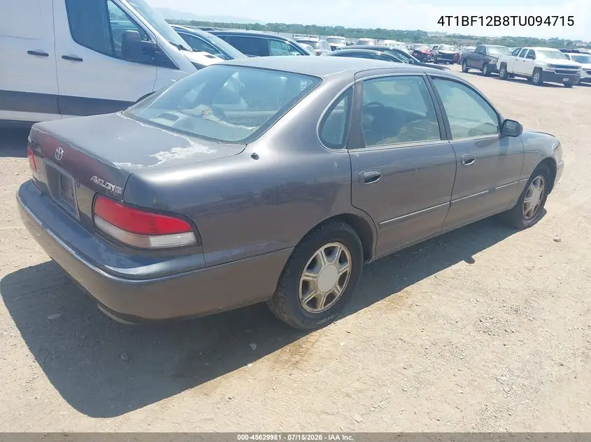 1996 Toyota Avalon Xl/Xls VIN: 4T1BF12B8TU094715 Lot: 45629981