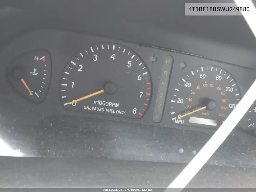 1998 Toyota Avalon Xl VIN: 4T1BF18B5WU249880 Lot: 45528721