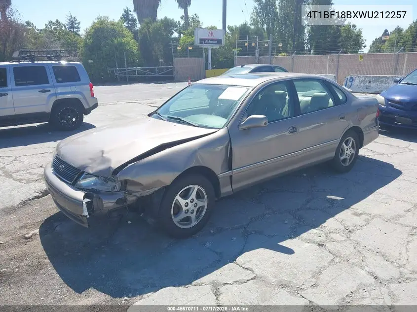 1998 Toyota Avalon Xls VIN: 4T1BF18BXWU212257 Lot: 45670711