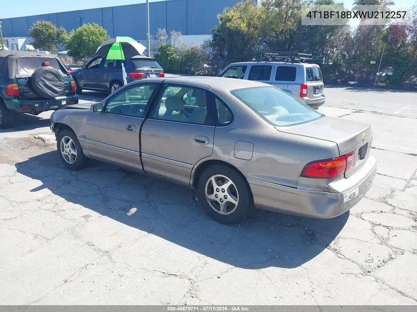 1998 Toyota Avalon Xls VIN: 4T1BF18BXWU212257 Lot: 45670711