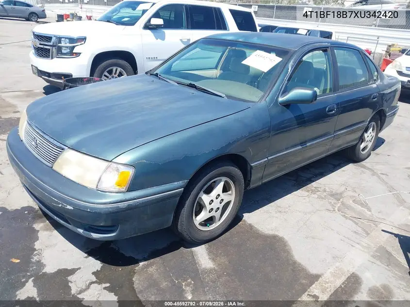 1999 Toyota Avalon Xl VIN: 4T1BF18B7XU342420 Lot: 45592792