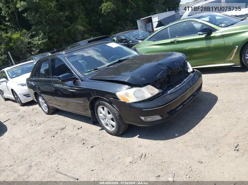 2000 Toyota Avalon Xls VIN: 4T1BF28B1YU075735 Lot: 45622539