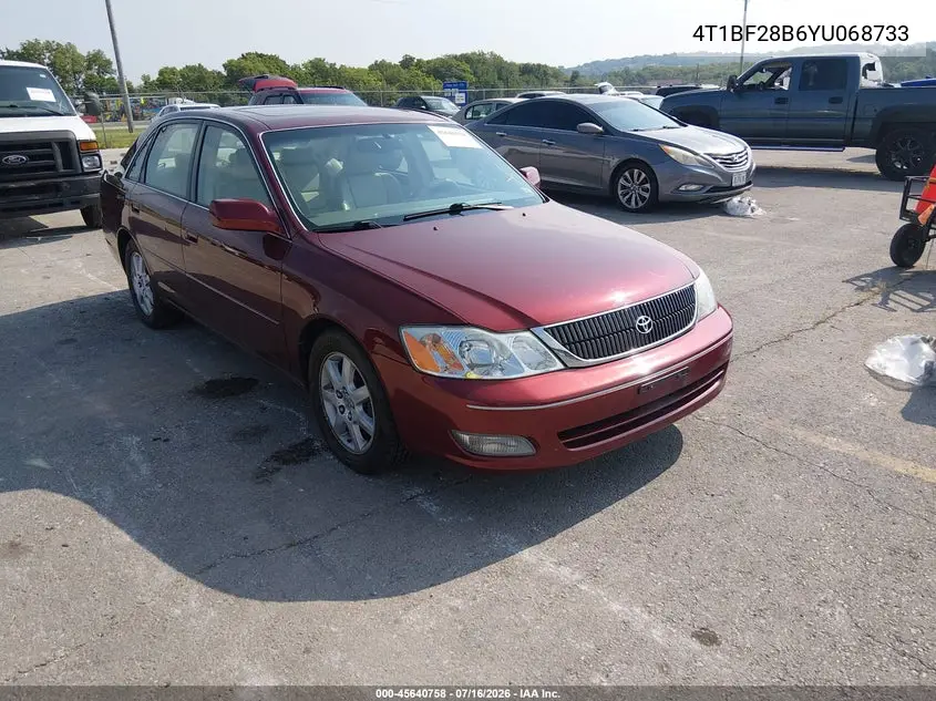 2000 Toyota Avalon Xls VIN: 4T1BF28B6YU068733 Lot: 45640758