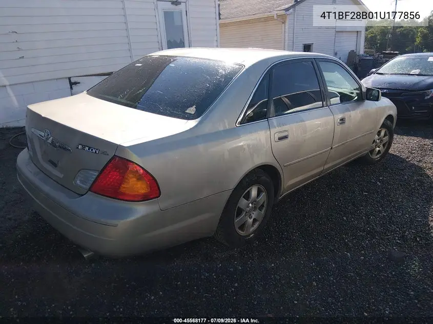 2001 Toyota Avalon Xl VIN: 4T1BF28B01U177856 Lot: 45568177