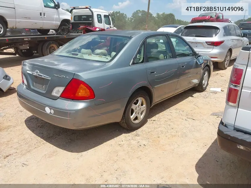 2001 Toyota Avalon Xl VIN: 4T1BF28B51U149096 Lot: 45655467