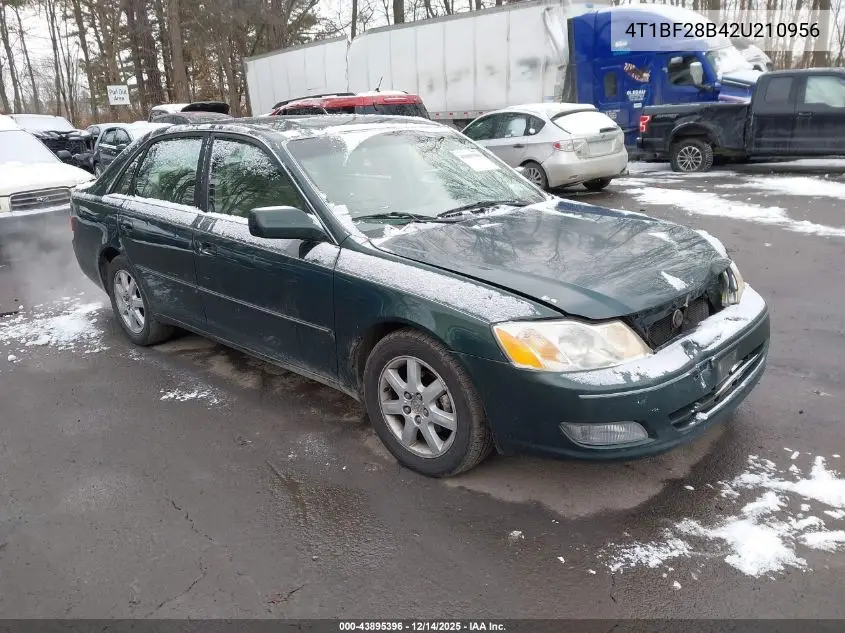 4T1BF28B42U210956 2002 Toyota Avalon Xls